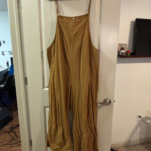 Stylish Tan Jumpsuit for Women - Picture 1 of 3